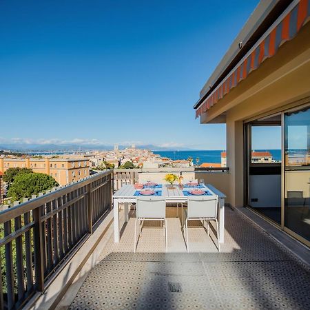 High Standing With Incredible Old Antibes And Sea Views Exterior foto