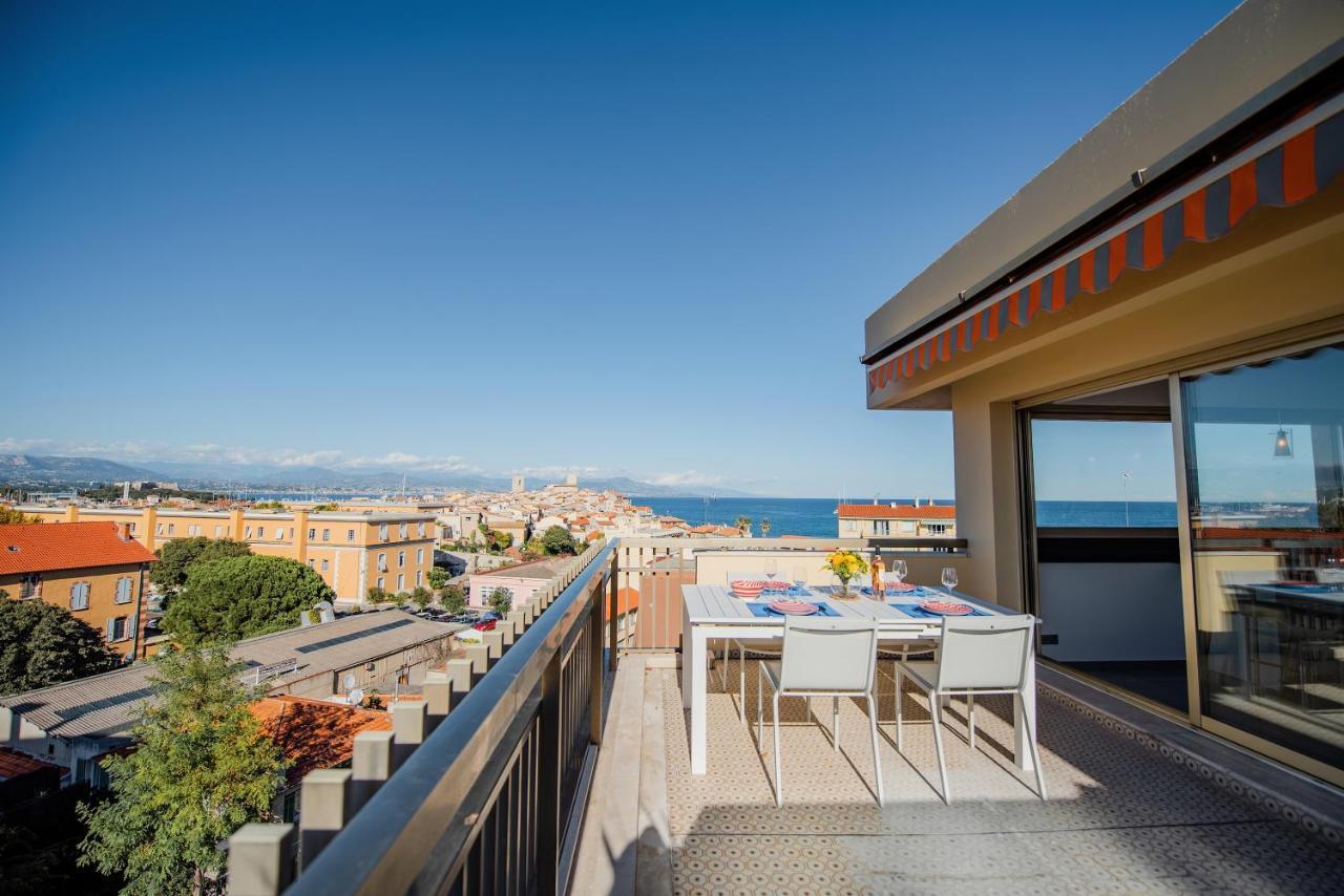 High Standing With Incredible Old Antibes And Sea Views Exterior foto