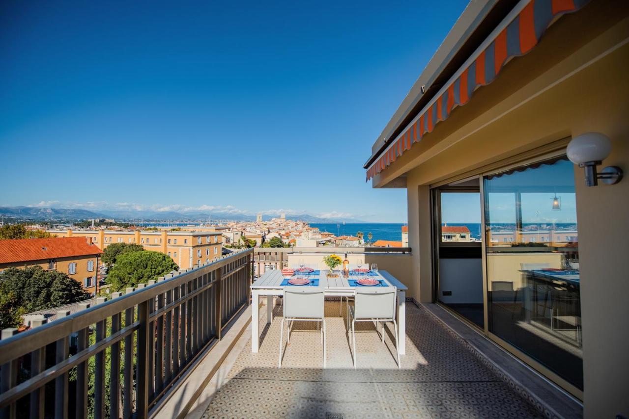 High Standing With Incredible Old Antibes And Sea Views Exterior foto