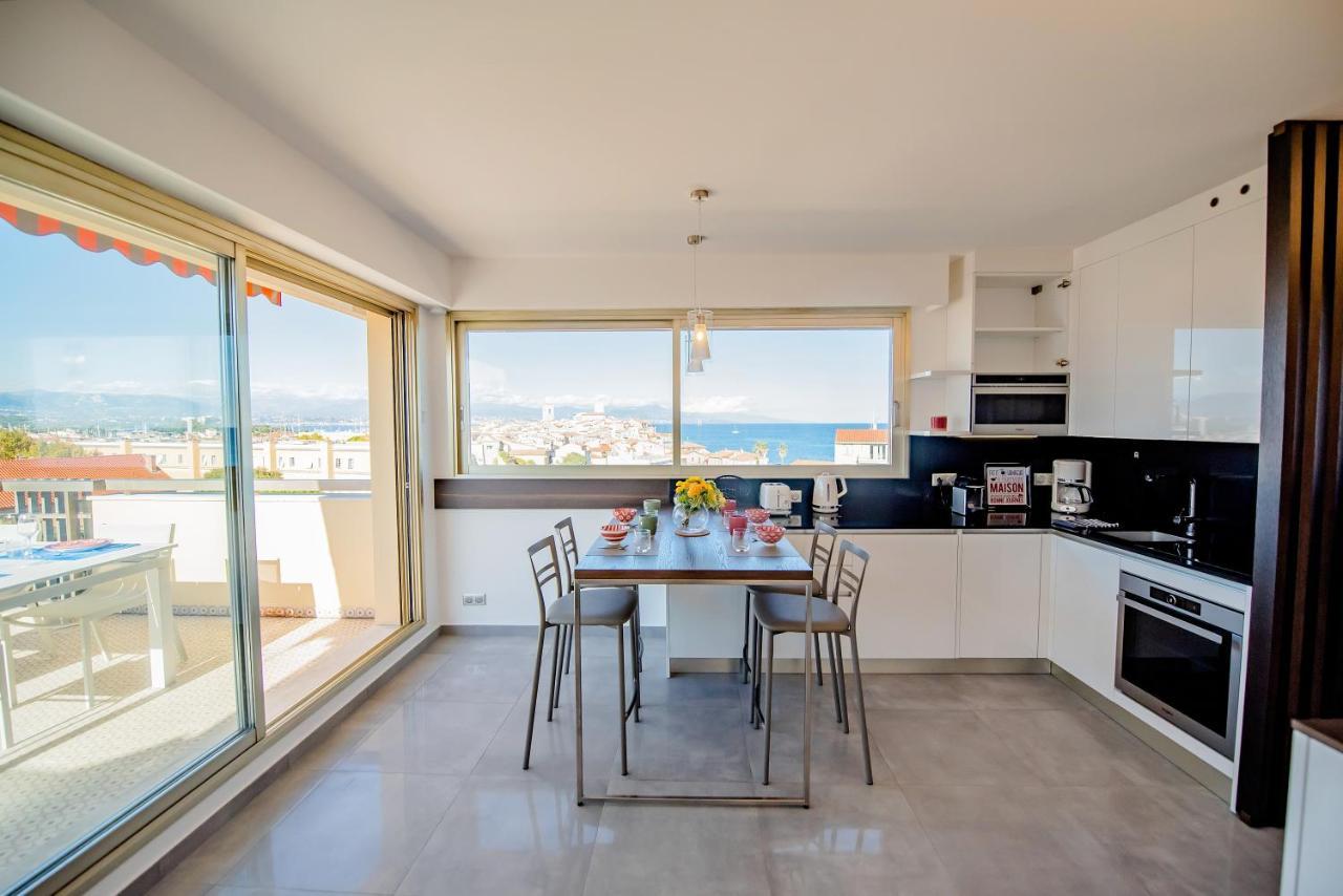 High Standing With Incredible Old Antibes And Sea Views Exterior foto