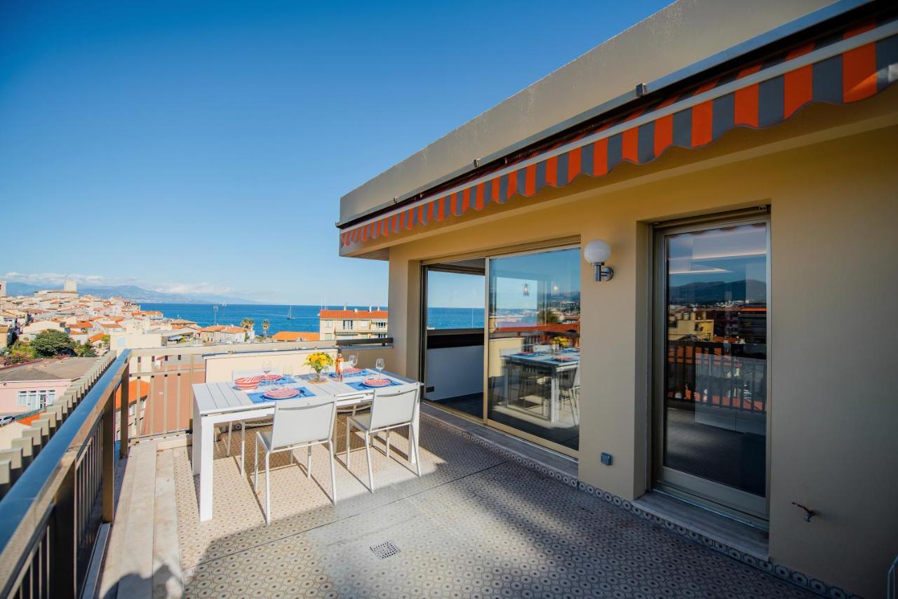 High Standing With Incredible Old Antibes And Sea Views Exterior foto